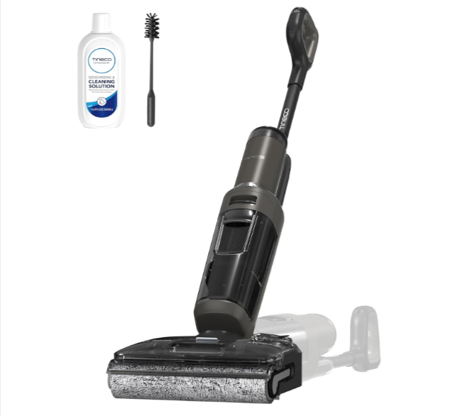 Tineco Floor One i6 Stretch aspirateur laveur sans fil avec design Stretch pour sols durs à 178,59 € sur Amazon avec le code CLUBPROMOS au lieu de 279 €.