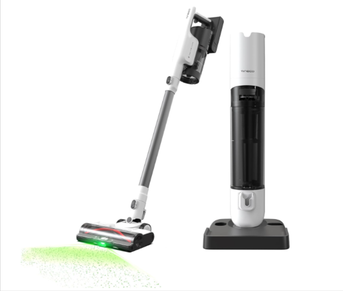 Bon plan Amazon aspirateur balai sans fil Tineco Pure One Station 5 Plus avec station automatique 2,5L, aspiration 175W, technologie ZeroTangle, auto-nettoyage complet et autonomie jusqu’à 70 minutes