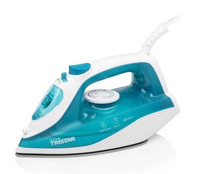  Fer à repasser Tristar ST-8320, 370 ml, vapeur continue 16 g/min, 2000 W, à 8,99€ sur Amazon.
