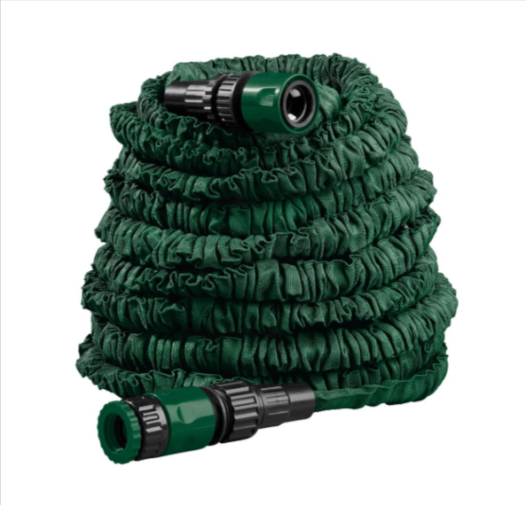 Tuyau d’arrosage extensible PARKSIDE 15m avec kit de raccordement, auto-rétractable, résistant aux UV et léger – idéal balcon, jardin et terrasse