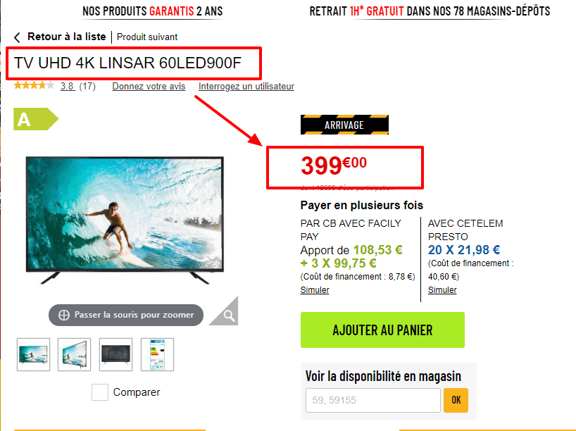 TV UHD 4K LINSAR 60LED900F   Electro Dépôt.png