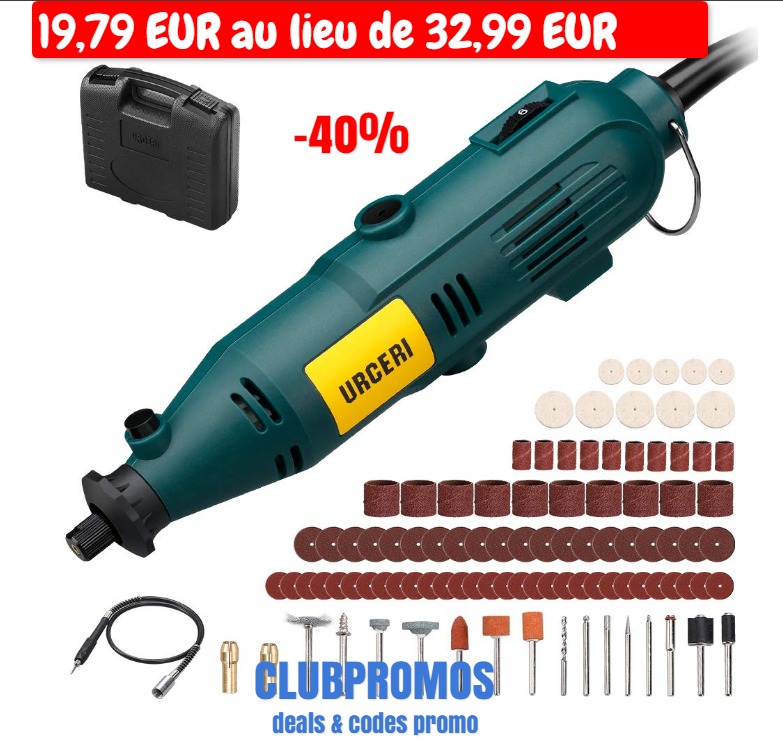 URCERI Outil Rotatif Electrique 135W 8000-35000RPM Mini Outils rotatifs multifonction avec  deal.jpg