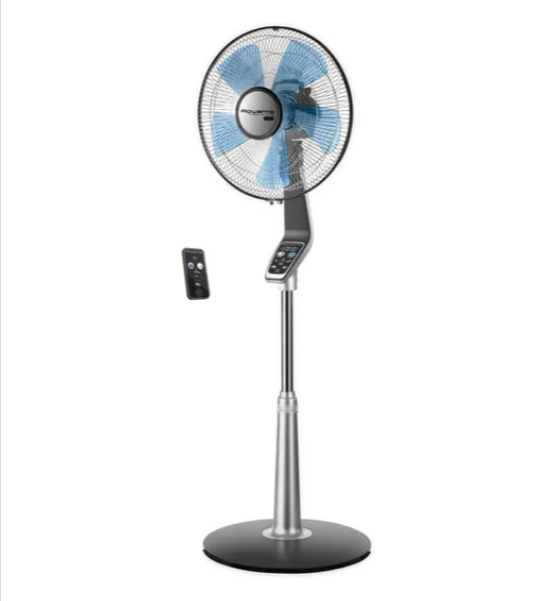 Ventilateur sur pied silencieux Rowenta VU5670F2 avec télécommande et fonction Turbo Boost – 4800 m³/h – 35 dB – Disponible sur Cdiscount à prix promo
