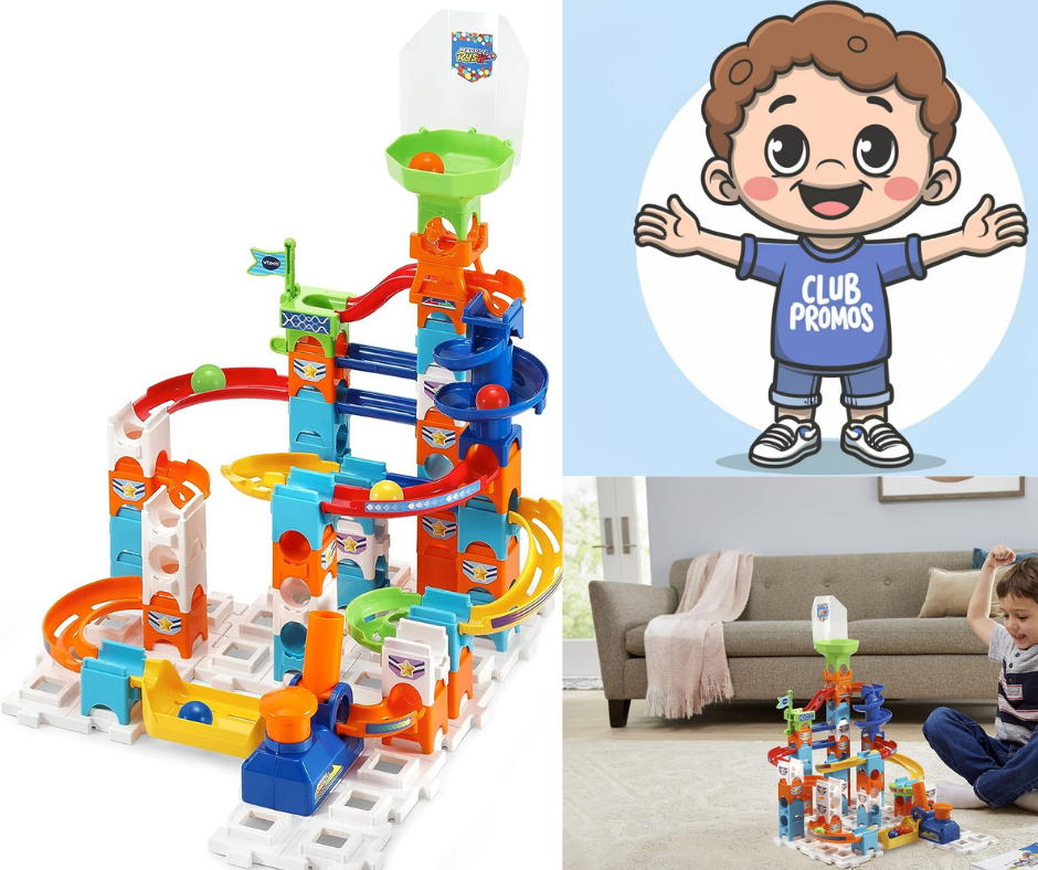 VTech - Marble Rush, Circuit à Billes Adventure Set S100, Jeu de Construction, 62 Pièces, 5 Bi...png
