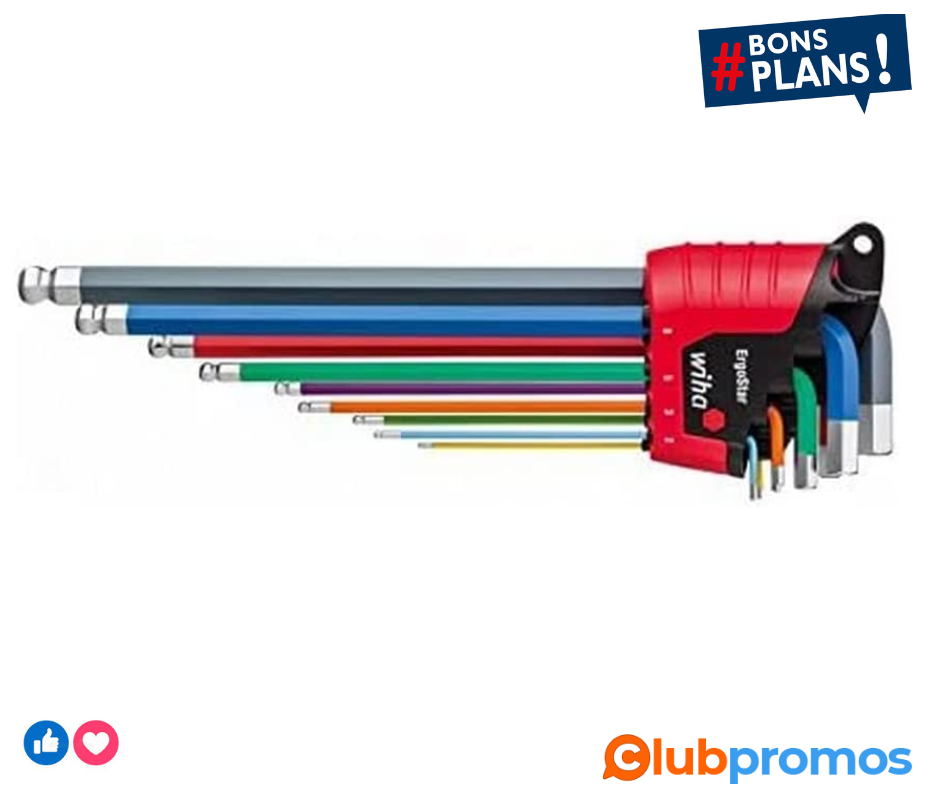 Wiha 6 pans intérieurs Jeu de clés mâles coudées 9 pièces.png