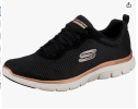 Skechers-Femme-Flex-Appeal-4-0-Brilliant-View-Basket-Black-Mesh-Rose-Gold-Trim-41-EU-Amazon-fr...png