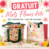 Becquet un sac isotherme et un sac de courses Mots Fleurs d'été en cadeau.png