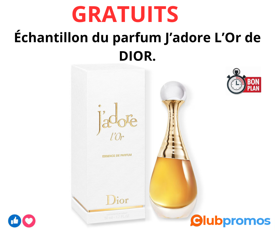 Échantillon gratuit du parfum J’adore L’Or de DIOR..png