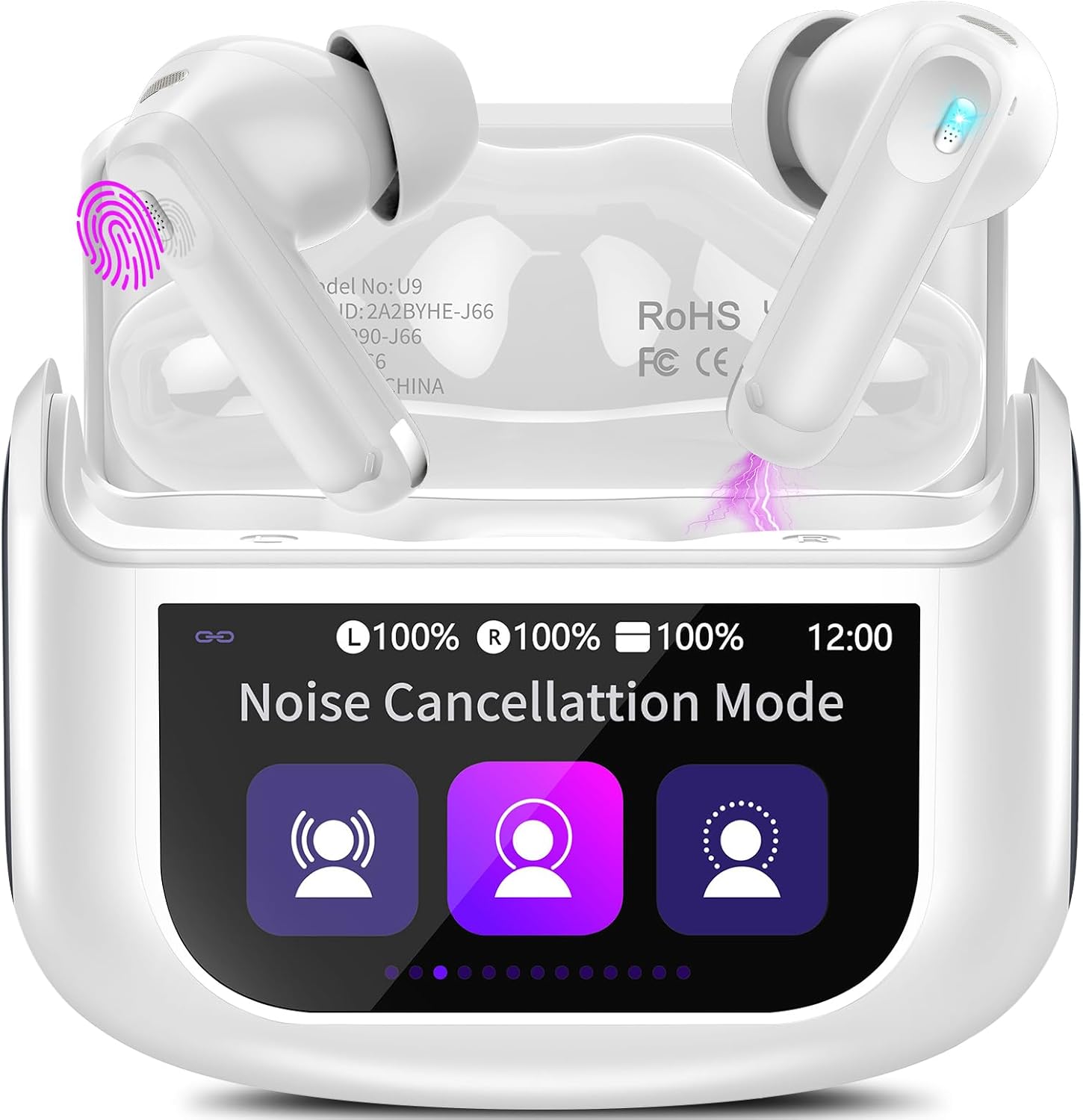 Écouteurs Bluetooth sans Fil Thunelec 48H Casque Bluetooth 5.4 avec Écran Tactile, IPX7 Étanch...jpg