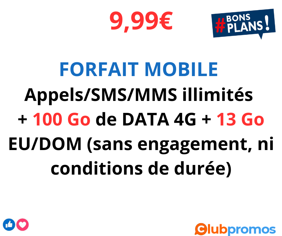 échantillon gratuit pour Forfait Mobile Cdiscount à 9,99€mois - AppelsSMSMMS illimités + 100 G...png