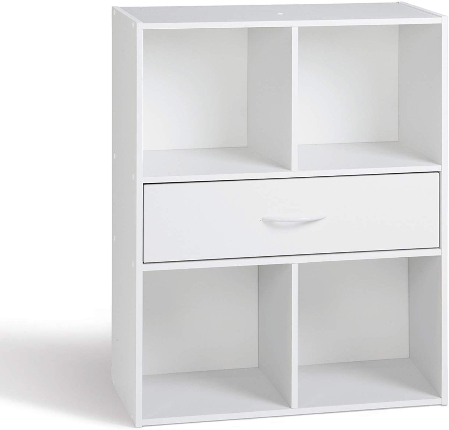 deal Meuble de Rangement 4 Casiers + 1 Tiroir Bibliothèque 36,99 EUR