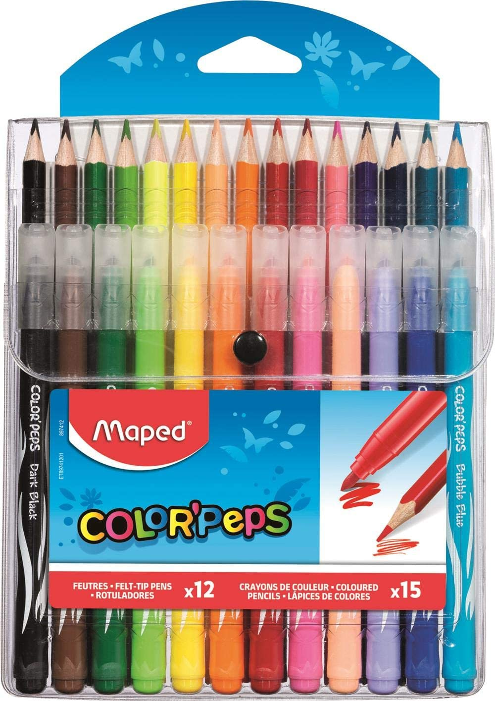deal Maped Combo Pack Coloriage Jungle Color’Peps 15
