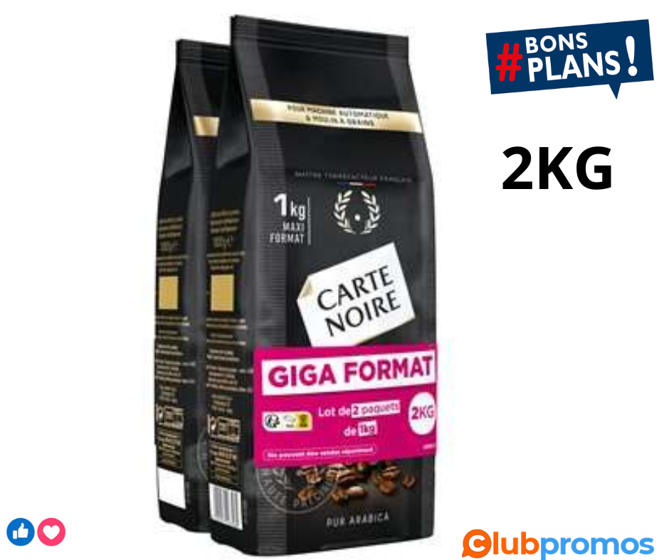 2 paquets de café en grain Carte Noire Classique - 2x1kg.png