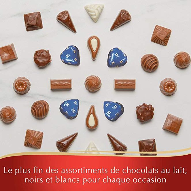 Lindt - Boîte CHAMPS-ÉLYSÉES Édition Or - Assortiment de Chocolats