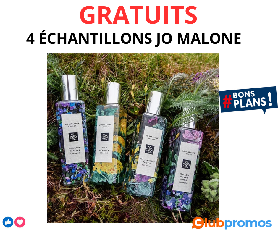 4 échantillons GRATUITS de parfums Jo Malone London e.png