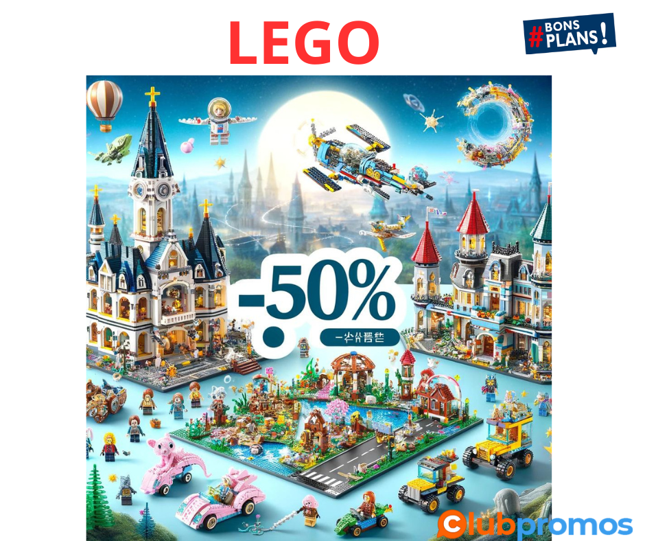 Grâce à ce code promo, économisez -20% sur une sélection de sets LEGO !