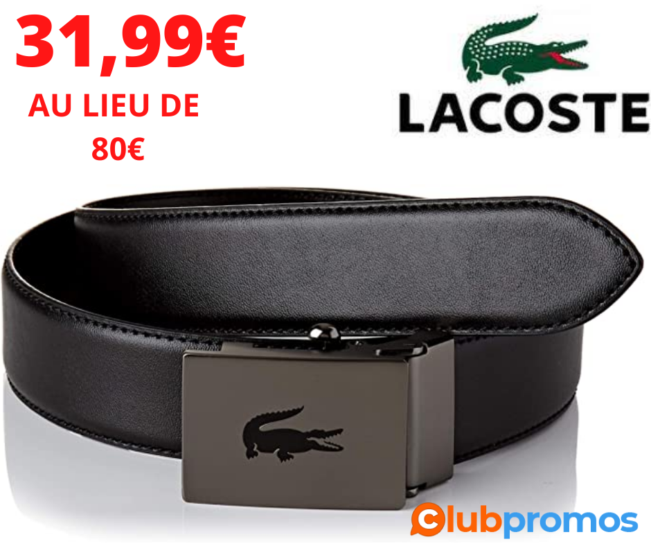 Ceinture lacoste amazon cheap