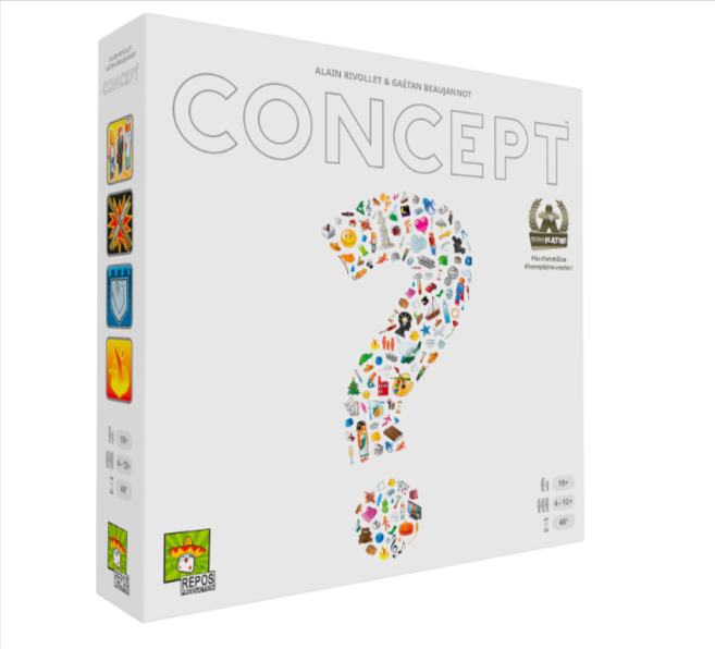  Jeu d’ambiance familial Asmodee, 4 à 12 joueurs, 40 minutes, devinettes par icônes, As d’Or 2014, bon plan Amazon avec coupon.