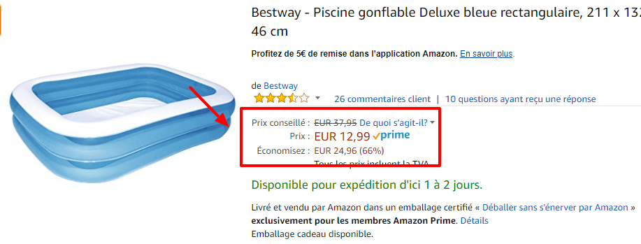 Bestway Piscine gonflable Deluxe bleue rectangulaire 211 x 132 x 46 cm Amazon fr Jardin.png Bestway Piscine gonflable Deluxe bleue rectangulaire 211 x 132 x 46 cm Amazon fr Jardin.png