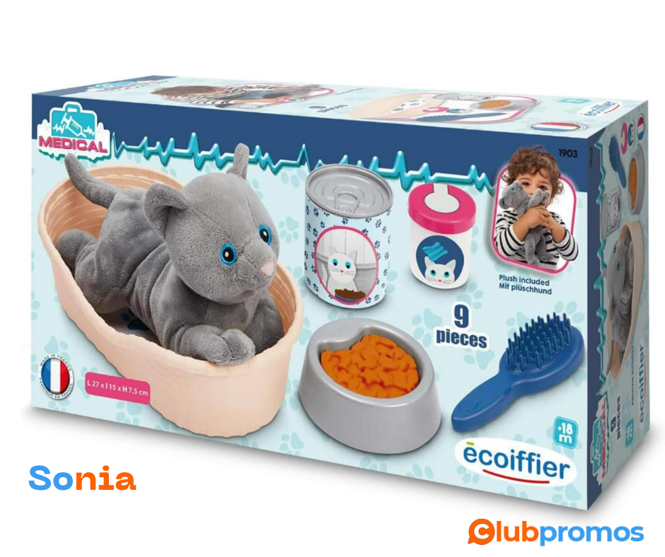 Bon plan amazon Jouets Ecoiffier - 1903 - Corbeille Chat - Médical - Jeu d'imitation - Dès 18 ...png