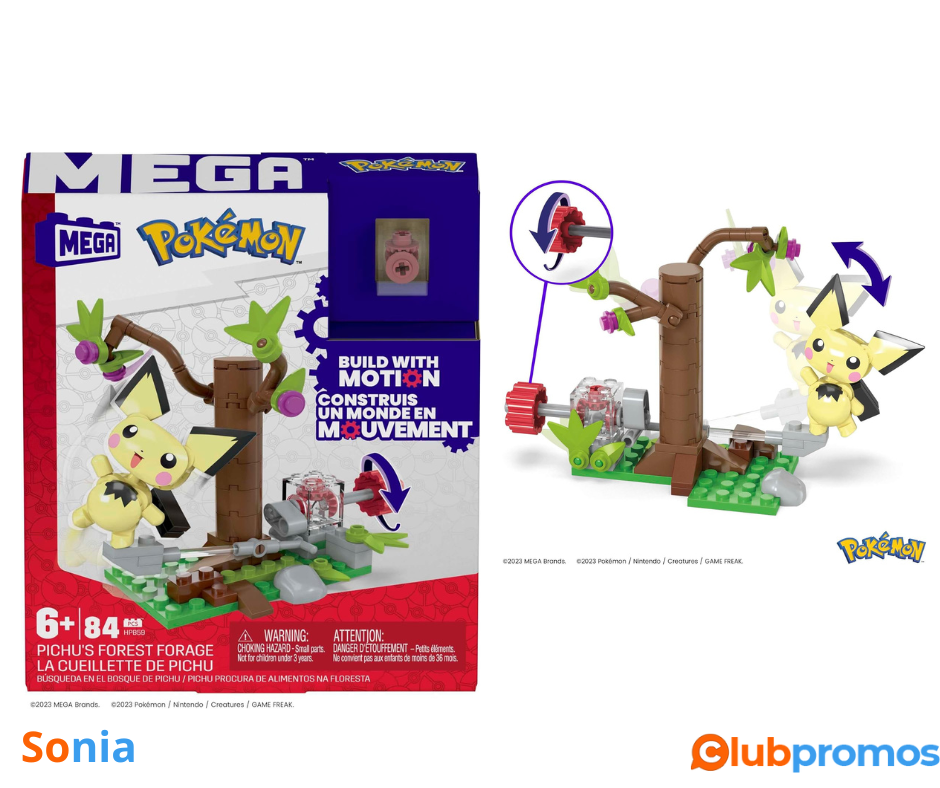 Bon plan amazon MEGA Pokémon Coffret Construction La Cueillette De Pichu avec 1 Figurine Artic...png