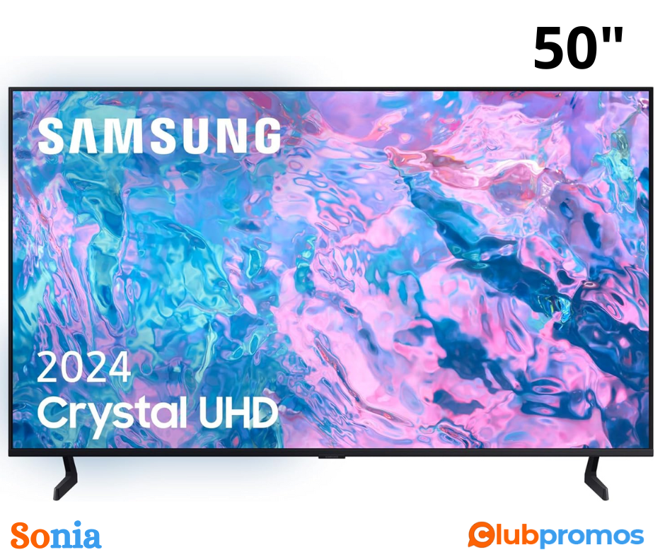 Bon plan Amazon Samsung TV Crystal UHD 4K 2024 50CU7095 Téléviseur Intelligent 50 avec PurColo...png