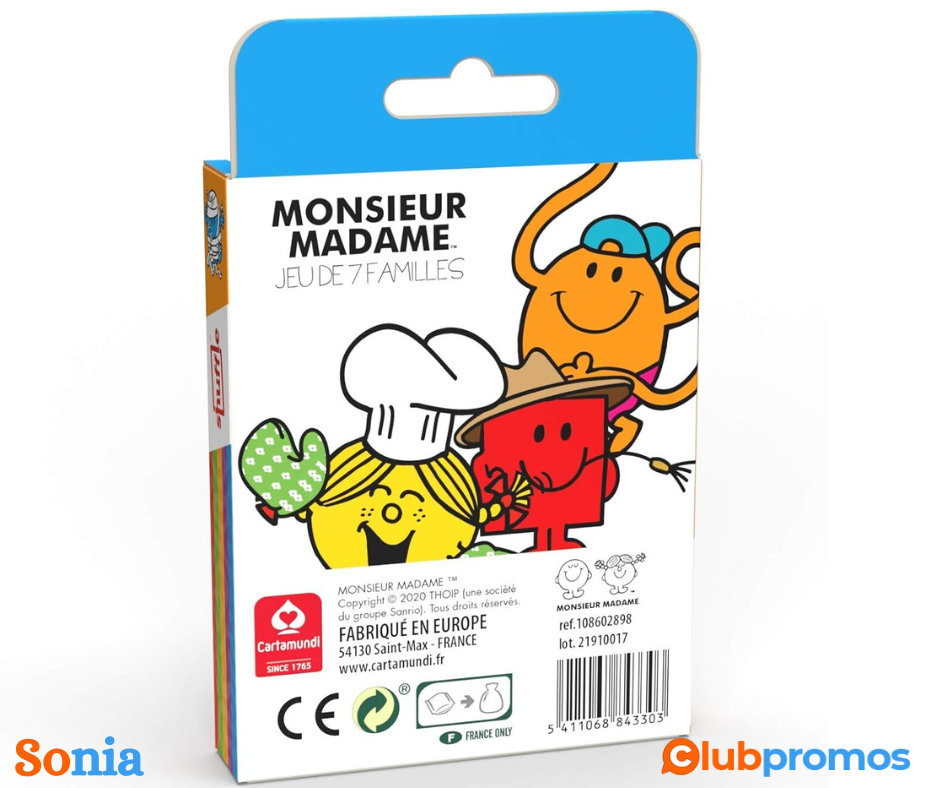 Bon plan Amazon Shuffle-10007395-0002 Mr. Men 7 Familles Monsieur Madame-Jeu de Cartes, 108602...png