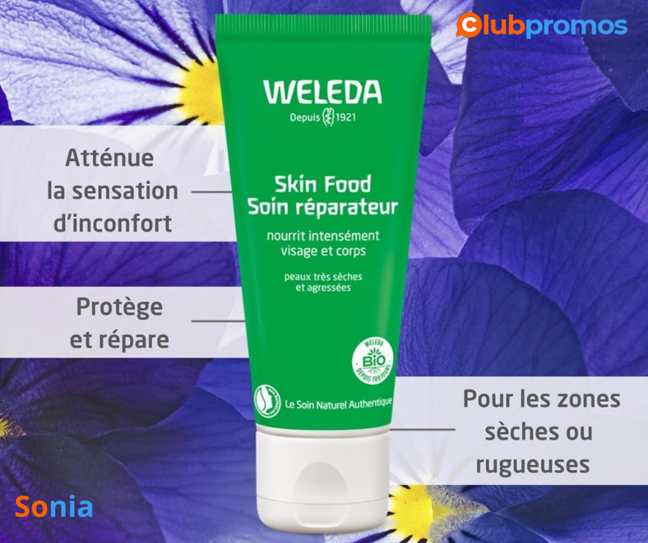 Bon Plan Amazon WELEDA - Skin Food Soin réparateur - 75 ml.png