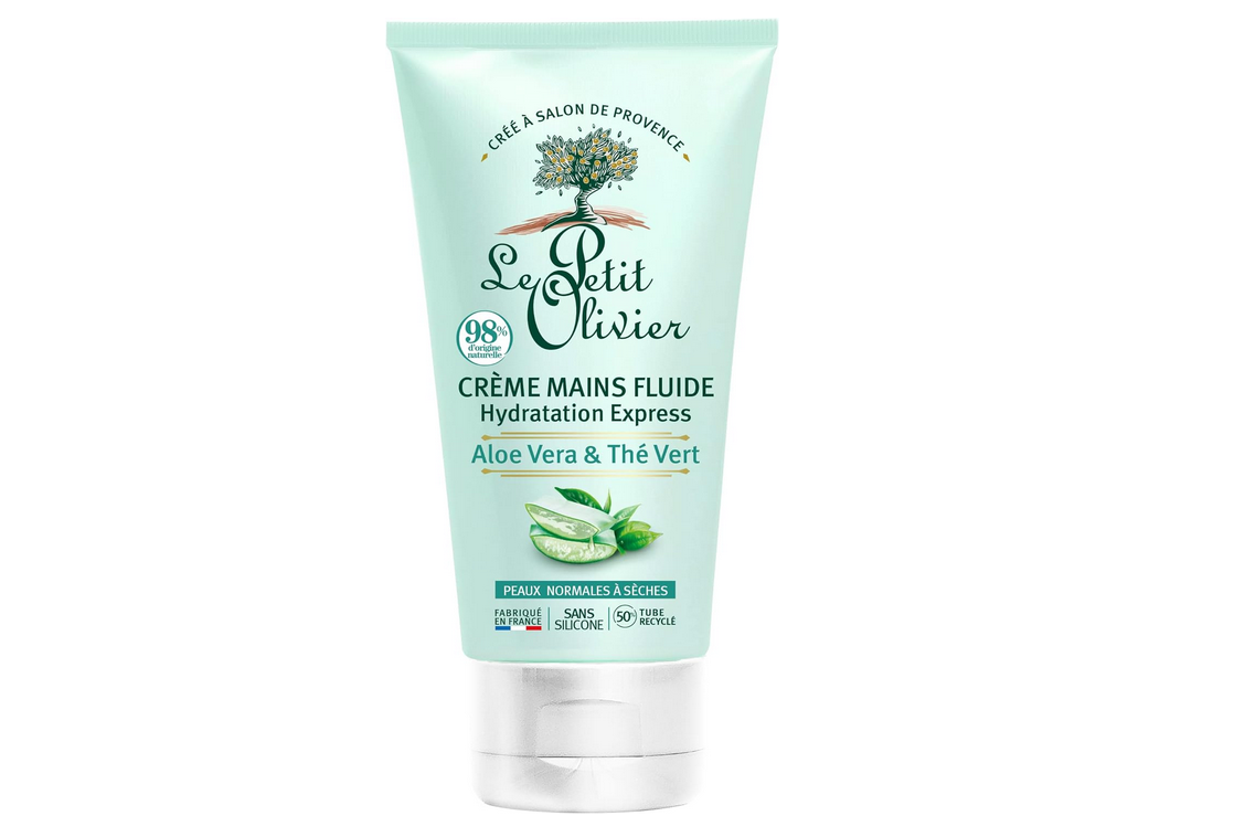 bon plan LE PETIT OLIVIER - Crème Mains Fluide Hydratation Express - Aloe Vera & Thé Vert - Hy...png