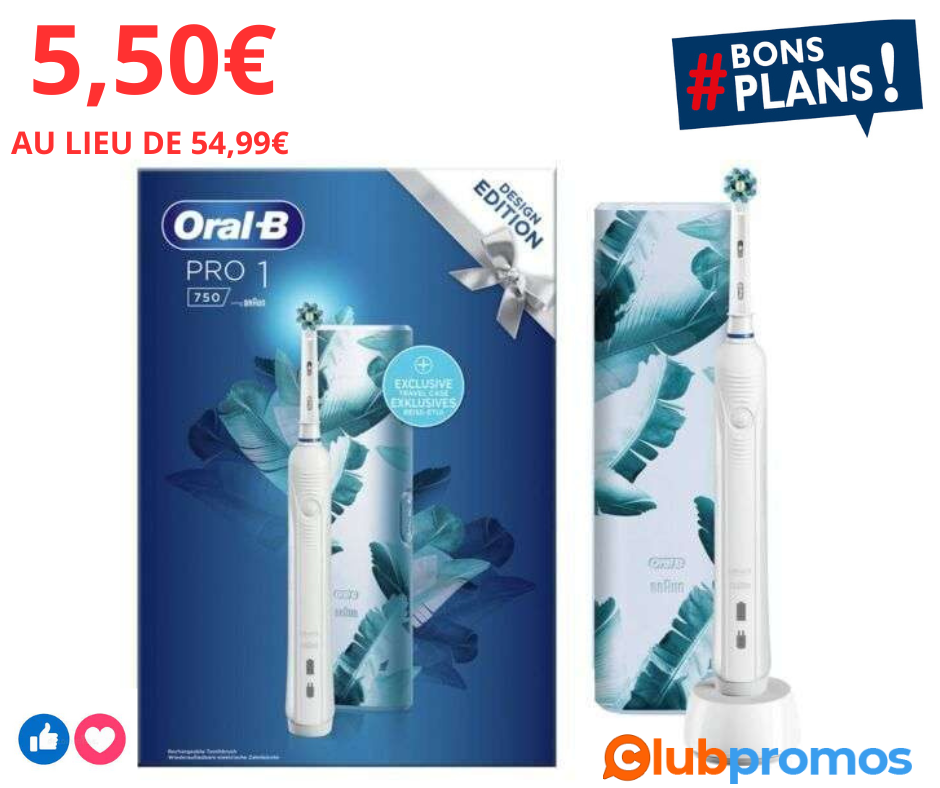 Brosse à dents électrique Pro 1750 + Etui - Bleu ORAL-B .png