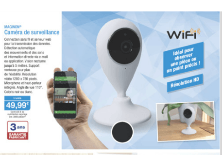 Caméra de surveillance Maginon wifi /IP à 49.99€ chez Aldi dès le 24  février 2016. | Forum de reductions de Clubpromos