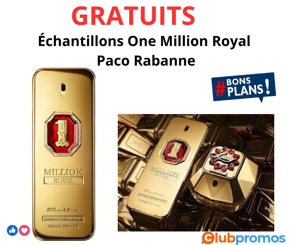 Echantillon gratuit One Million Royal Paco Rabanne.png