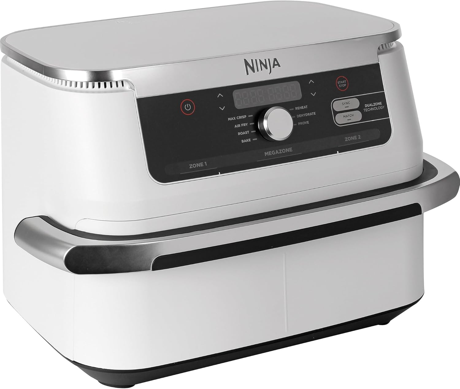 : Friteuse sans huile Ninja FlexDrawer AF500EUWH 10,4L – double zone, blanc – bon plan Amazon avec réduction, cuisson saine et rapide