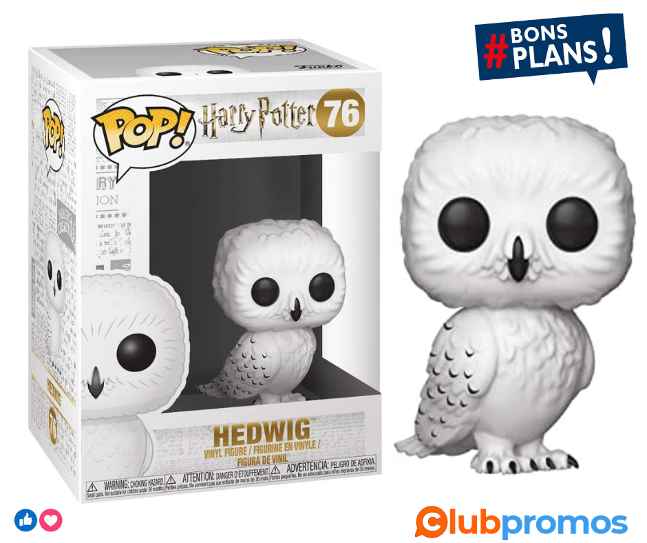 Funko- Figurines Pop Vinyl Harry Potter S5 Hedwig Collectible Figure, 35510, Multcolour.png