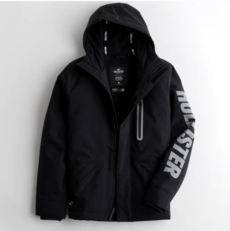 Veste doublée online de polaire hollister