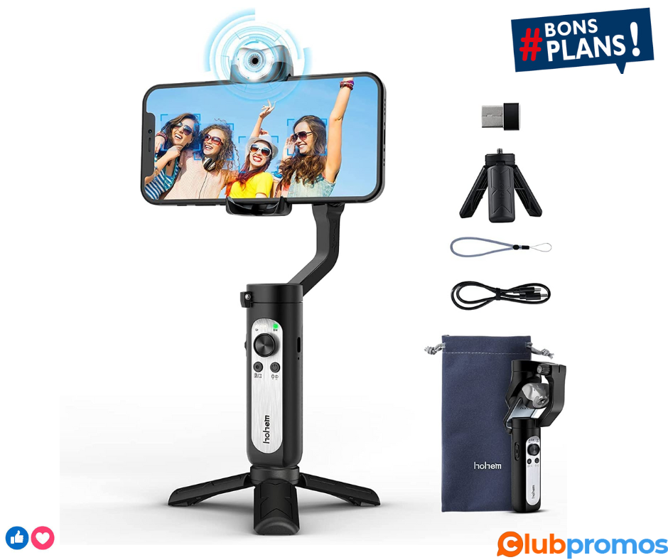 hohem iSteady V2 Stabilisateur Smartphone avec Capteur Vision AI, Suivi Visuel IntelligentCont...png