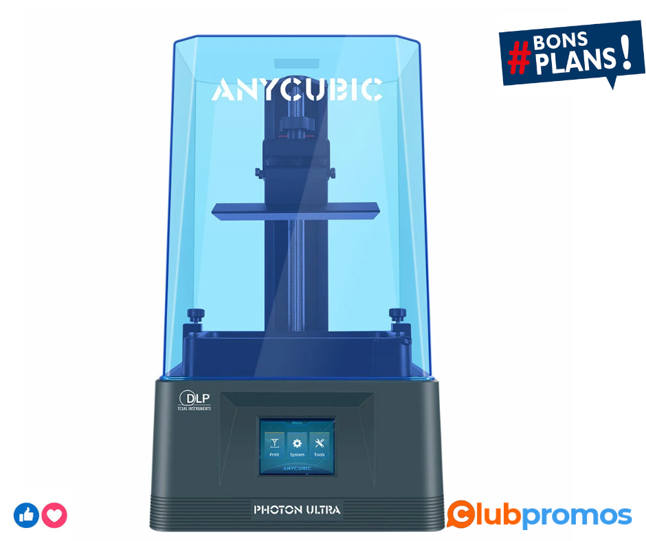 Imprimante 3D Anycubic® Photon Ultra DLP Première imprimante 3D DLP de bureau 102 57 165 mm Vo...png