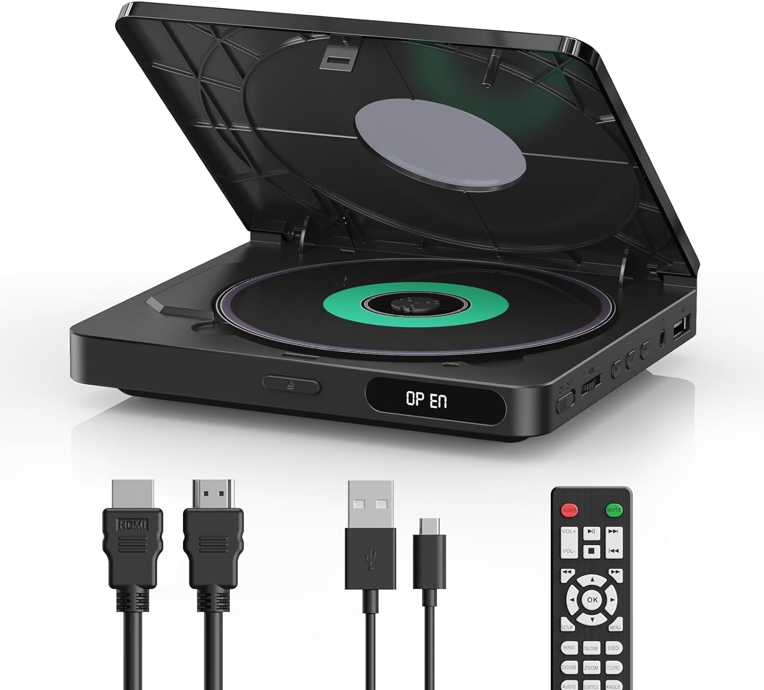 deal - YOTON Lecteur DVD TV lecteur de disques avec Port USB
