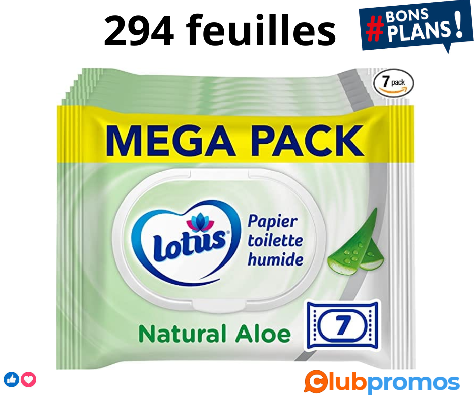 Lotus Papier Toilette Humide Natural Aloe - Sans colorant, ni parfum - Fibres FSC 100 % d’orig...png