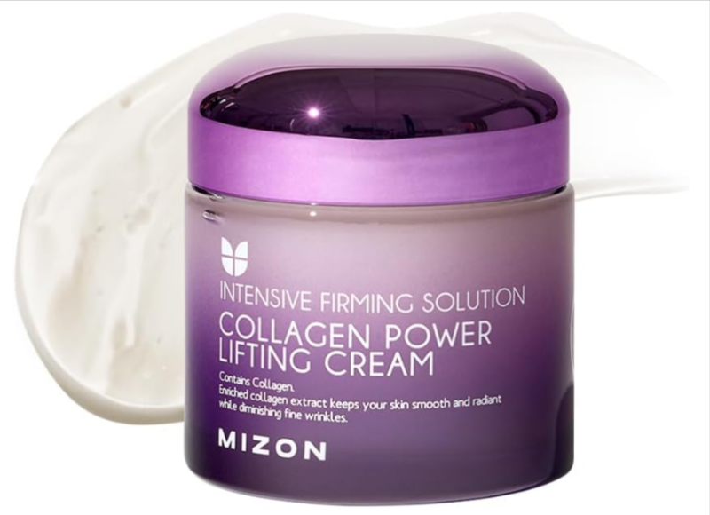 Crème visage coréenne MIZON Collagen Power Lifting Cream 75 ml, collagène marin 75%, hydratation intense et soin anti-âge, bon plan Amazon