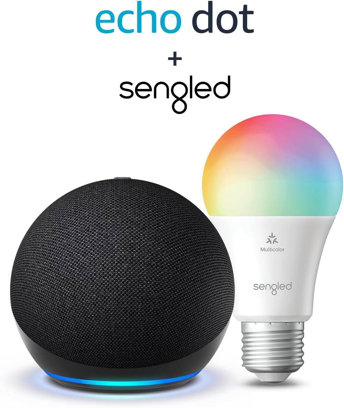 deal - pack Echo Dot (5e génération) + Sengled Ampoule LED 29,99€ au lieu  de 79,98€ sur