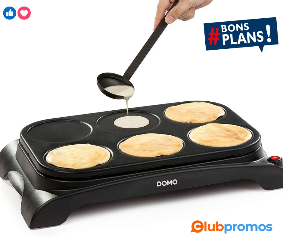 Pancake-Maker Family DOMO (DO8709P) 33,99€ sur Amazon.png