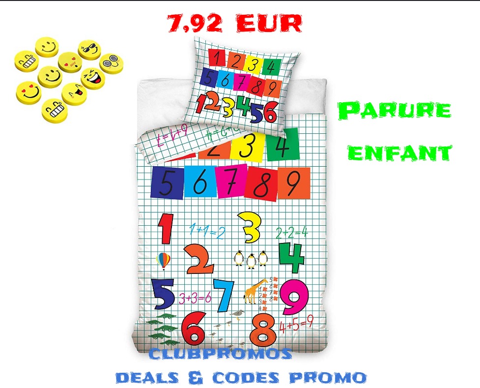 Parure de lit Alphabet Lettres 140 x 200  Amazon fr  Gateway.jpg