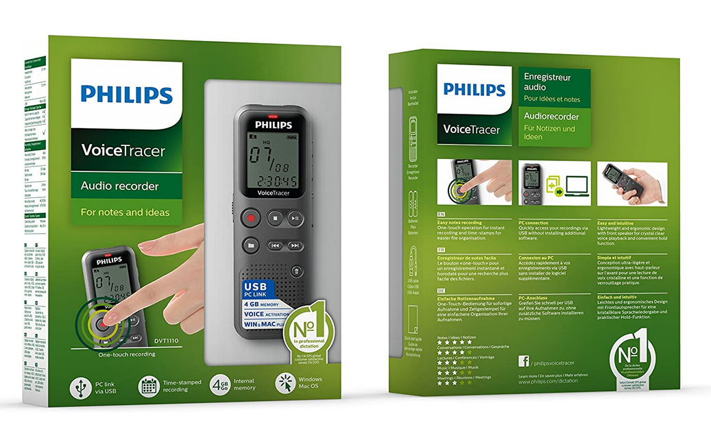 Philips-Voice-Tracer-DVT1110-avec-4-Go-Gris-Amazon-fr-Fournitures-de-bureau.png