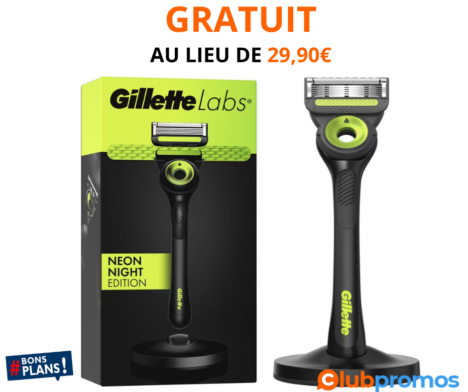 Rasoirs Neon Night Edition avec Chargeur Labs GILLETTE Rasoirs Neon Night Edition avec Chargeu...png