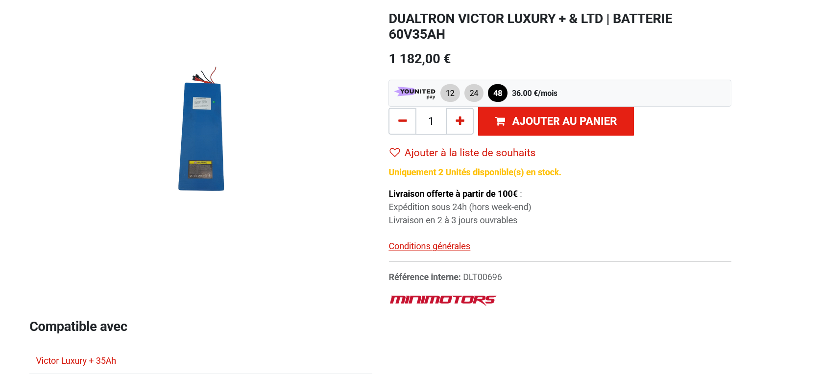 Screenshot 2026-01-28 at 01-06-28 DUALTRON VICTOR LUXURY & LTD BATTERIE 60V35AH Minimotors.png