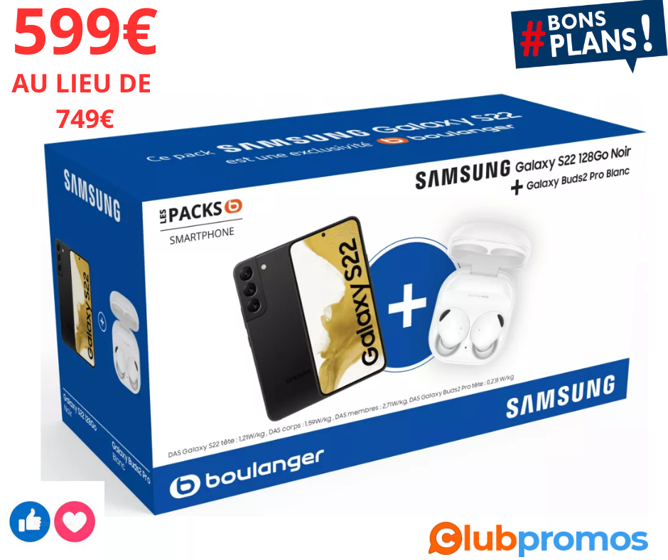 Smartphone SAMSUNG Pack S22 5G + Buds2 Pro .png