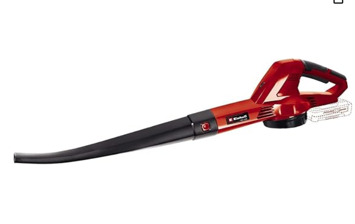 Souffleur sans fil Einhell GE-CL 18 Li E - Solo rouge, vitesse 210 km/h, poignée ergonomique Softgrip, variateur électronique, sans batterie ni chargeur, gamme Power X-Change.
