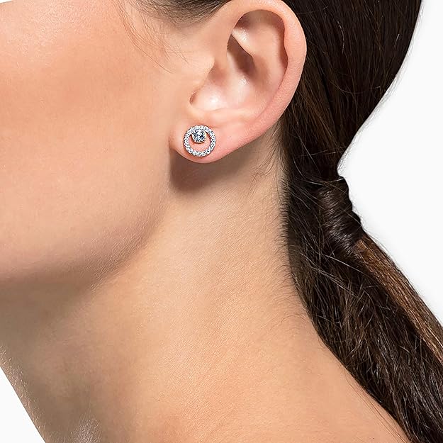 Boucles d'oreilles Swarovski Creativity Circle - Élégance intemporelle et éclat cristallin