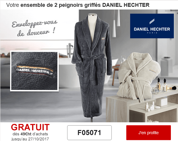 Peignoir online daniel hechter